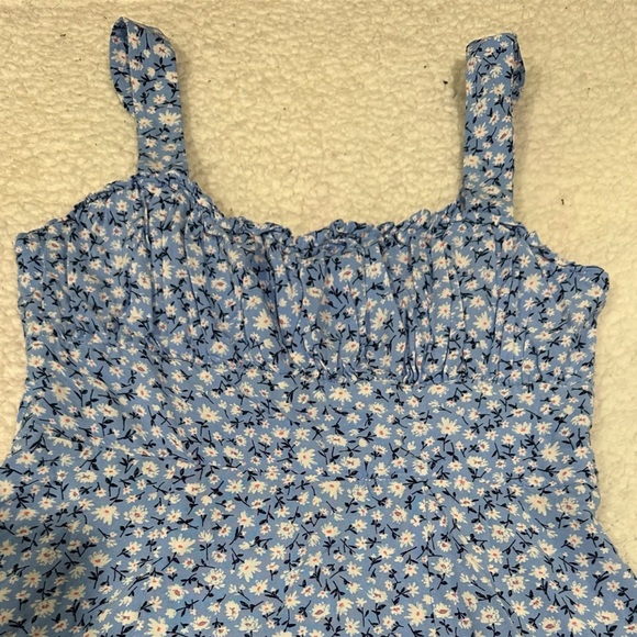 attard state Blue Floral Mini Dress size m - Picture 5 of 5